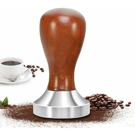 Pressino per caffè Set 2 in 1 Pressino per caffè espresso da 53 mm con  agitatore Base curva in acciaio inossidabile – acquista a prezzi  convenienti
