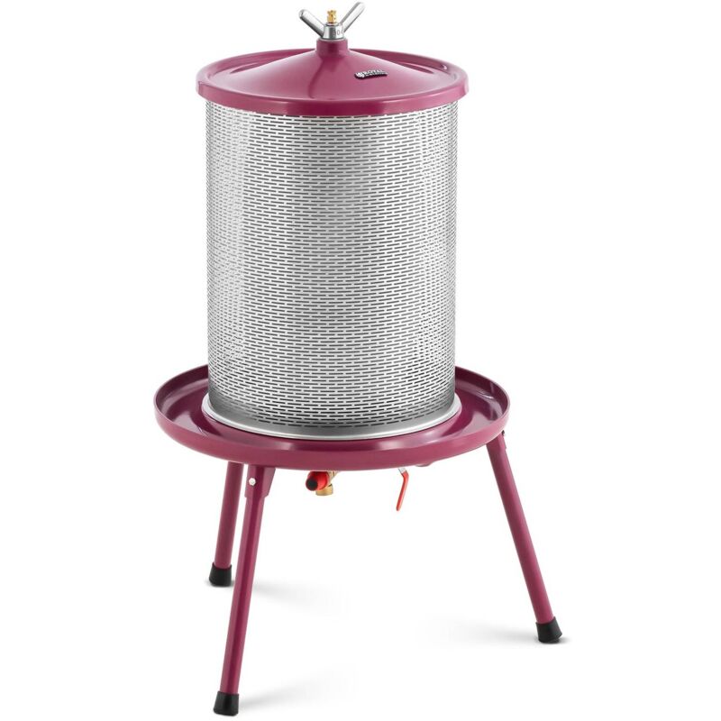 Pressoir à fruit hydraulique Pressoir à fruits Pressoir à vin inox / fer 40 l 3 bars