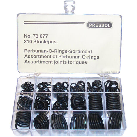 Pressol 73077 O-Ring Sortiment Inhalt 1 Set