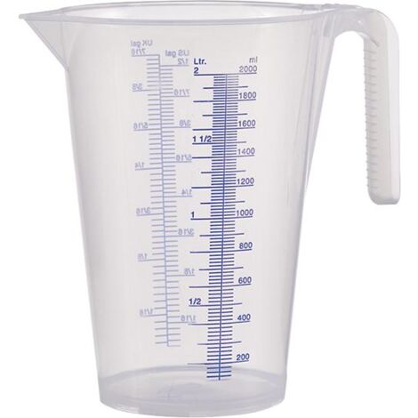 PRESSOL Messbecher transparent Polypropylen Inhalt 1,0 Liter