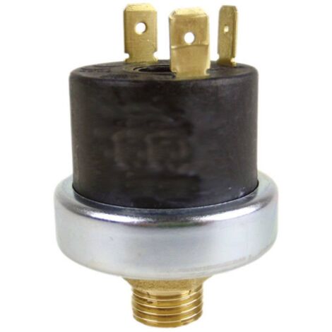 Pressostat pneumatique XP600 G1/8 2 à 6 bar – Contact inverseur (RT) – Corps laiton, membrane acier inoxydable – 250V/AC/10A - S62465