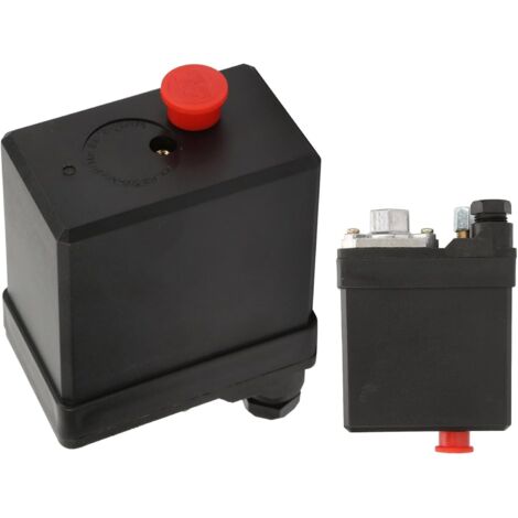 Pressostat 380V 20A pour compresseur d'air monophasé, interrupteur de régulation pression réglable 75-175 psi, accessoire compresseur, durée vie mécanique 50 000 cycles -