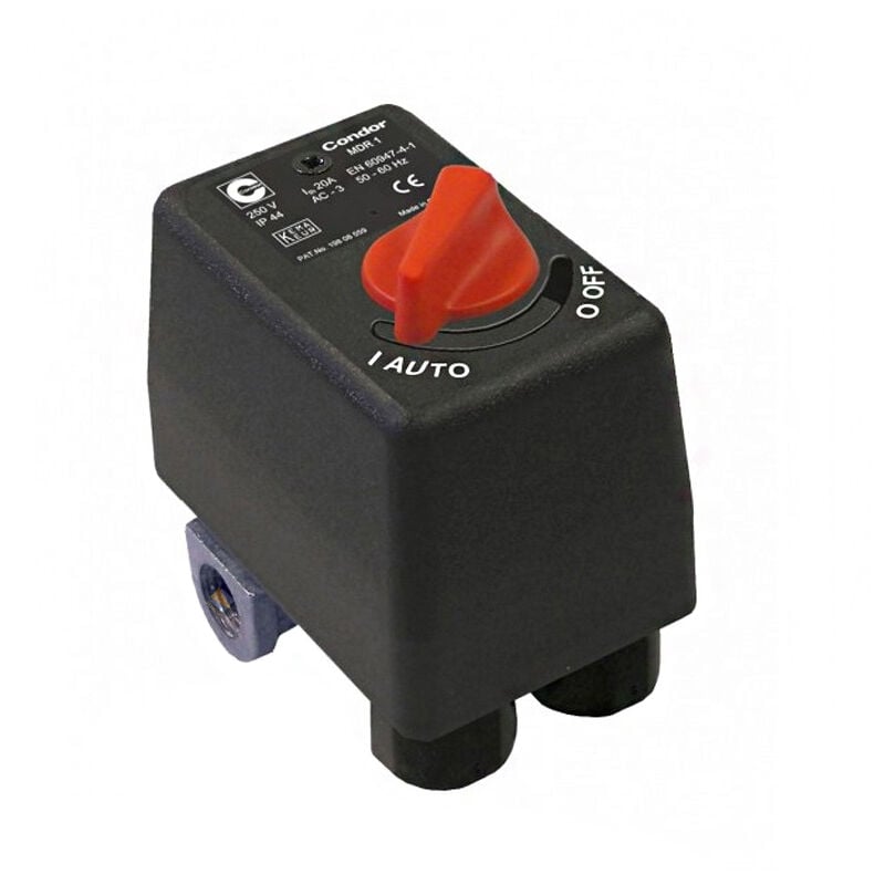 Pressostat Condor mdr 1/11 ea 2,5-11 bar 212140 Raccord F4 G1/4 'Alu
