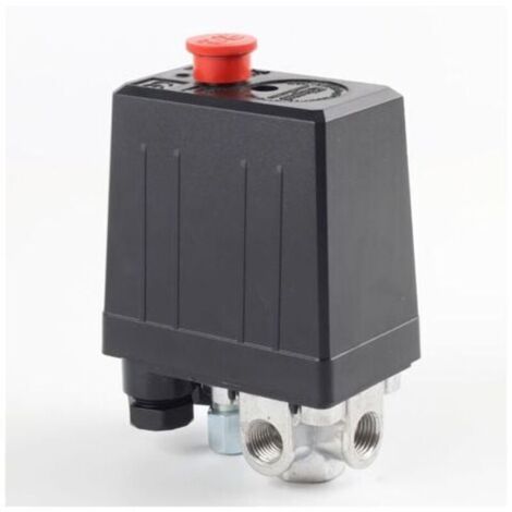 Pressostat de compresseur d'air avec 4 sorties pièces de compresseur de soupape de commande de pressostat(220V)