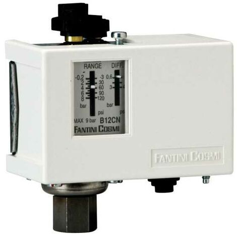 Pressostat de réglage B12CN4 -0,2-8 bar