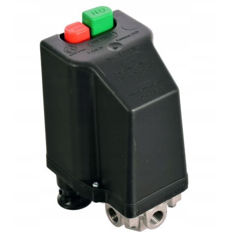 Pressostat ET24V10/16 8/10 bar 10-16 A 5,5-7,5 kW 400 V 1/4" 4 voies NE-MA