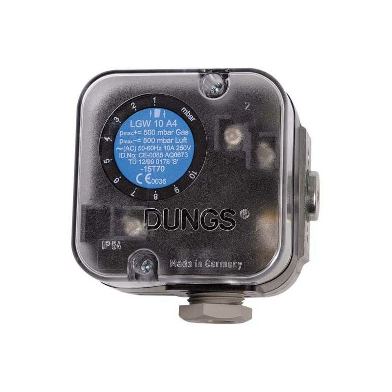 Pressostat gaz 2,5 à 50Mbar lgw 50 A4