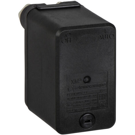 Pressostat manométrique 220V – Réglage de pression 0-12 bars – Prise manométrique intégrée – Pour pompes à eau monophasées et triphasées – Telemecanique Sensors