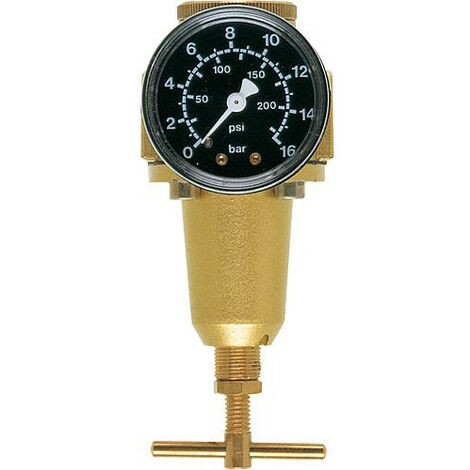 Pressostat pneumatique G3/8 + G1/2 Plage de reglage/bareme 0,5 - 3/6 Debit 2.670 l/min