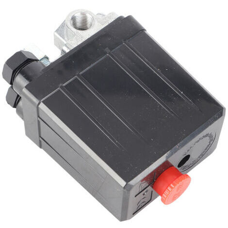Pressostat robuste 240 V 16 A à quatre ports pour compresseur d'air, pression de 90 à 120 PSI