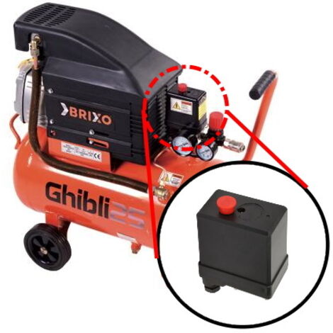 PRESSOSTATI X COMPRESSORI BRIXO GHIBLI 25LT