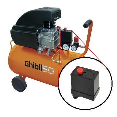 PRESSOSTATI X COMPRESSORI BRIXO GHIBLI 50LT