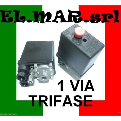 Pressostato Compressore Trifase1 via 12 BAR max