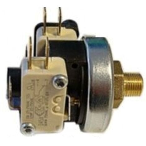 Pressostato MATER 1/8 tarato 3bar doppio micro 3 3C FERRI DA STIRO CALDAIA
