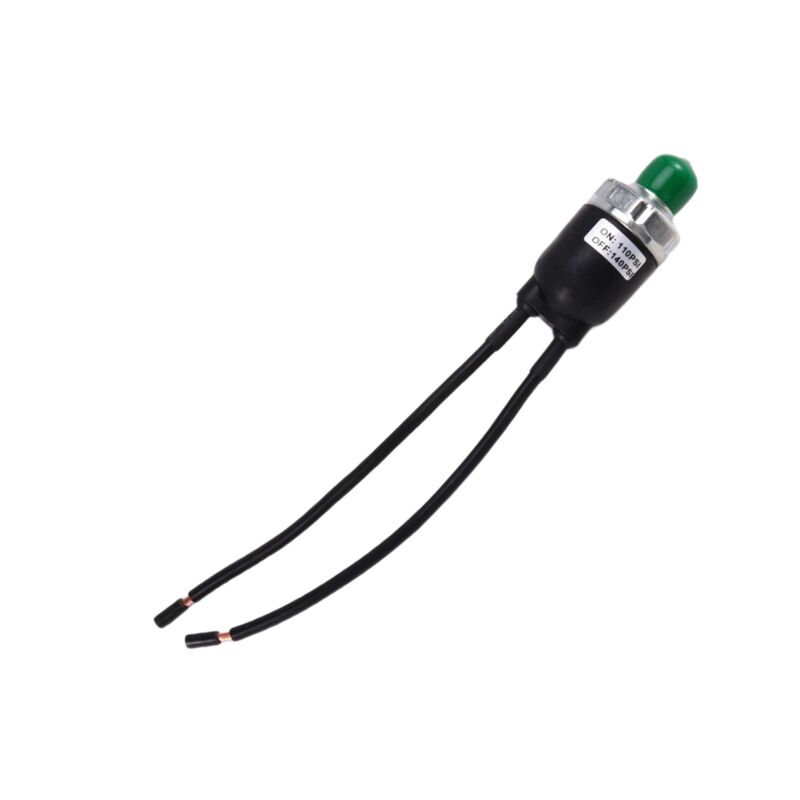 Image of Pressostato per compressore d'aria con cavi 12AWG 12V 20A 1/4 npt, 110-140PSI