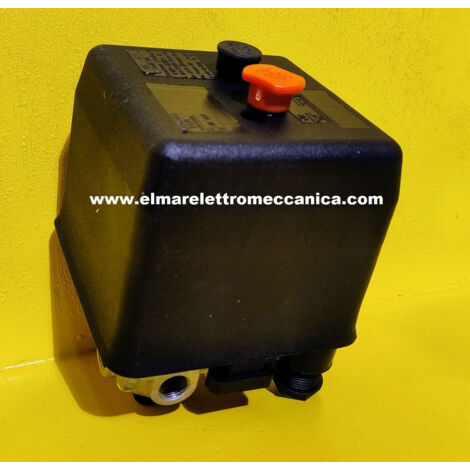 Pressostato Trifase con TERMICA 3 Vie salvamotore compressore  2,5-4 A