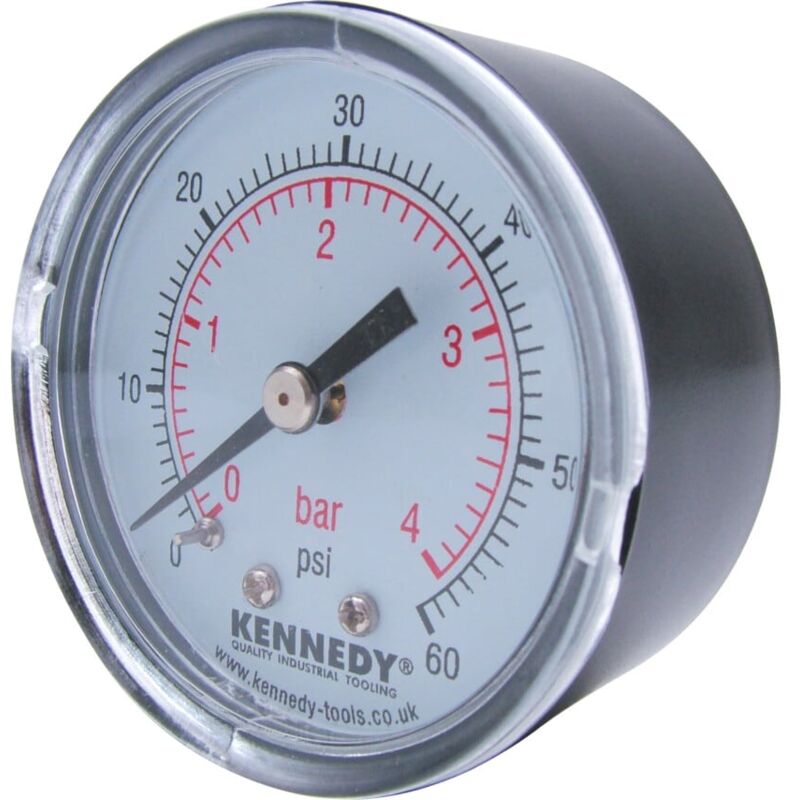 Kennedy 50MM Diameter 0-4 Bar Pressure Gauge