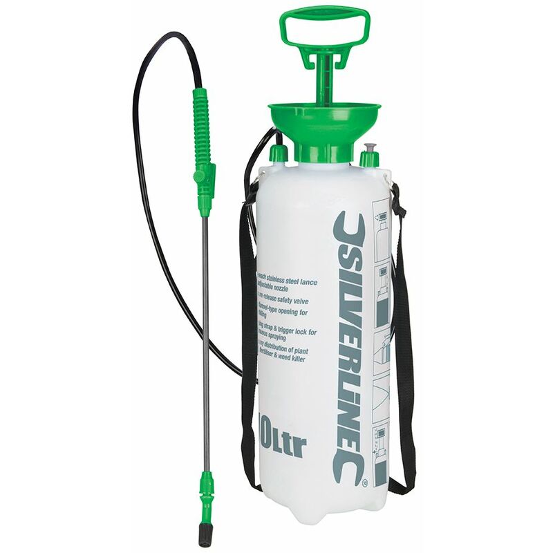 Silverline - Pressure Sprayer 10Ltr - 10Ltr
