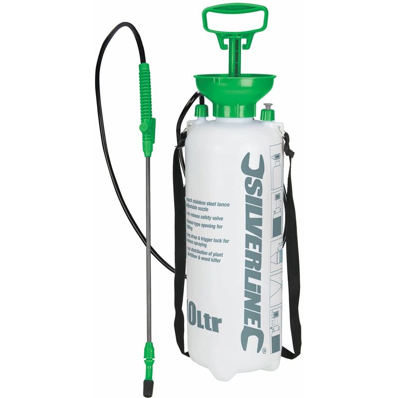 Silverline - Pressure Sprayer 10Ltr 10Ltr 630070