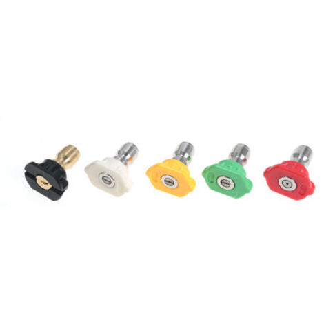 Pressure Washer Nozzle Tips, Spray Kit for Power Washers up to 4000 PSI, 1/4-Inch Quick Connect, Set of 5