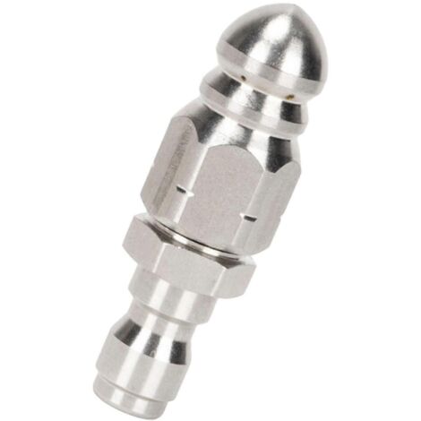 Pressure Washer Sewer Jetter Nozzle Head Accessory 5000 PSI Sewer Jet Nozzle