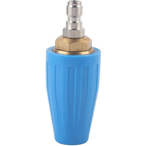 Pressure Washer Turbo Nozzle, Rotary Rotating 1/4" Fast Connect 3600PSI High Resistant for-Crezuo