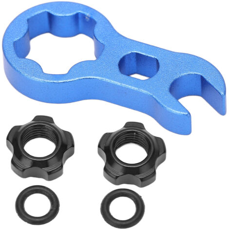 Presta-Ventilmutternschlüssel, Reifenreparaturset für Rennräder und Mountainbikes
