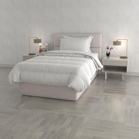 PRESTIGE Piumino 4 stagioni Made in Italy, Bianco, 200x200cm