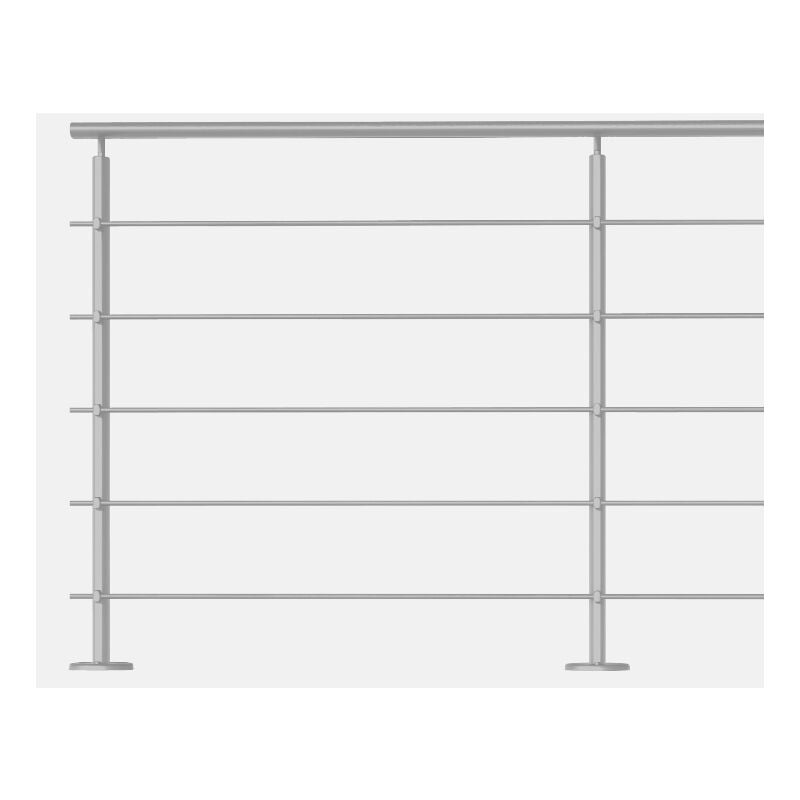 Kordo - prestio – Kit garde-corps 2m prêt-à-poser en aluminium