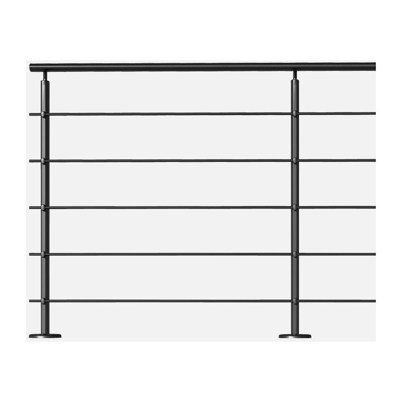 Kordo - prestio – Kit garde-corps 2m prêt-à-poser en aluminium