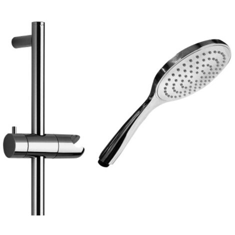 PRESTO 367510 Kit Ducha TEKNO Con Accesorios Slim Cromo Flexo PVC - ref: 367510