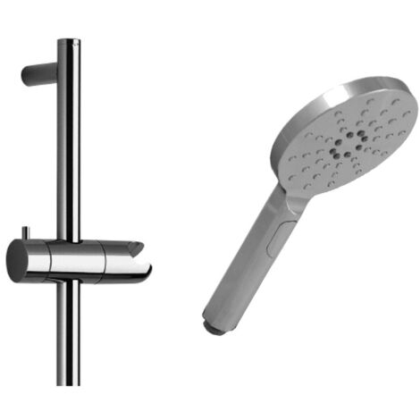PRESTO 378500 Kit Ducha TEKNO Con Accesorios AROHA Cromo Flexo PVC - ref: 378500