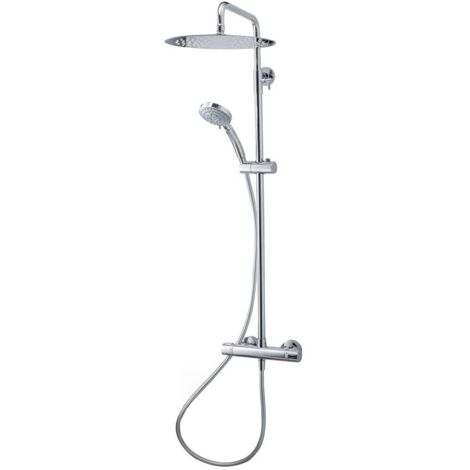 PRESTO 50059500 PYSA Grifo Ducha Termostática con Columna Rociador 300 mm Cromo - ref: 50059500