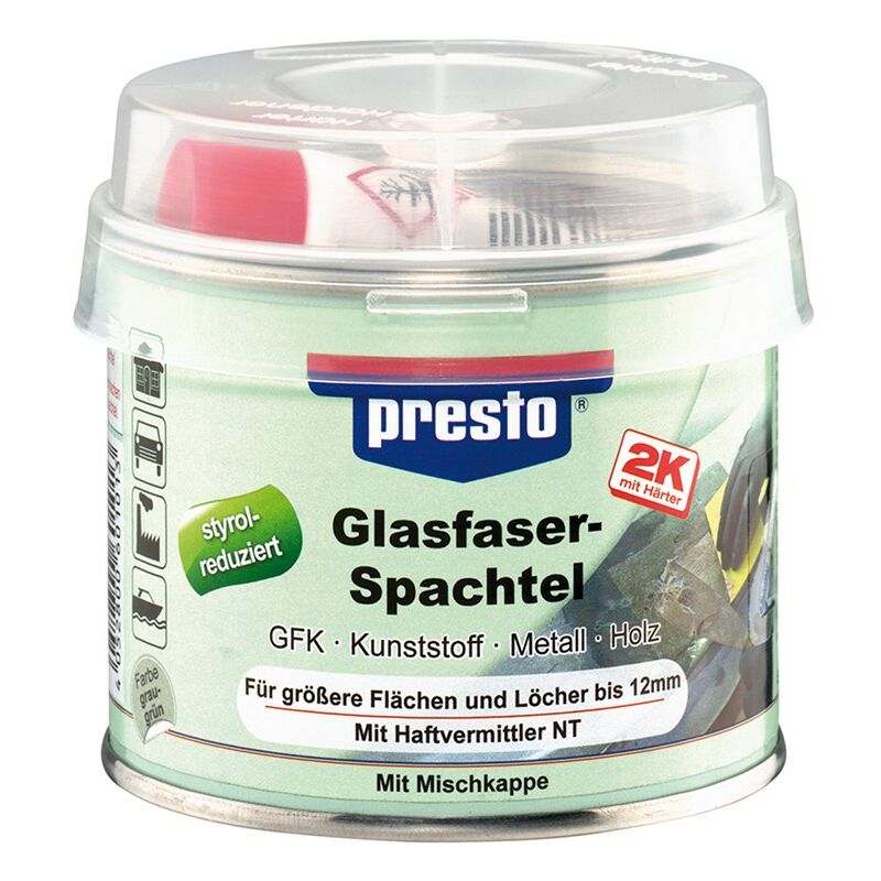 Presto - 601013 Mastic a base de fibres de verre 250 g (Par 6)