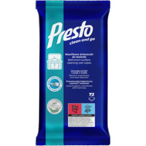 Presto Clean Badezimmer-Haushaltstücher 72 Stk.
