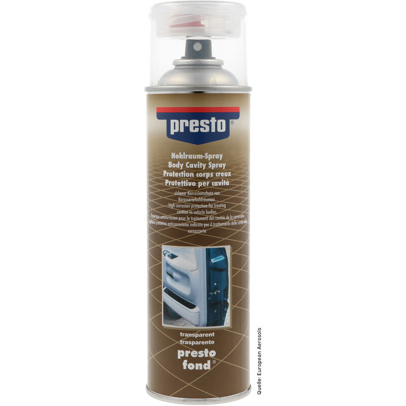 Topcar Presto Hohlraumschutz Transparent 500 Ml 306055