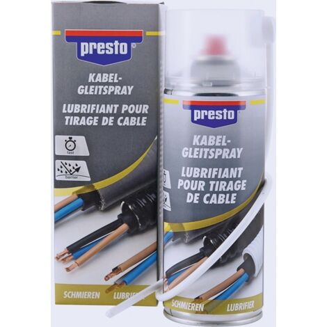 PRESTO Kabel- Gleitspray 400ml,