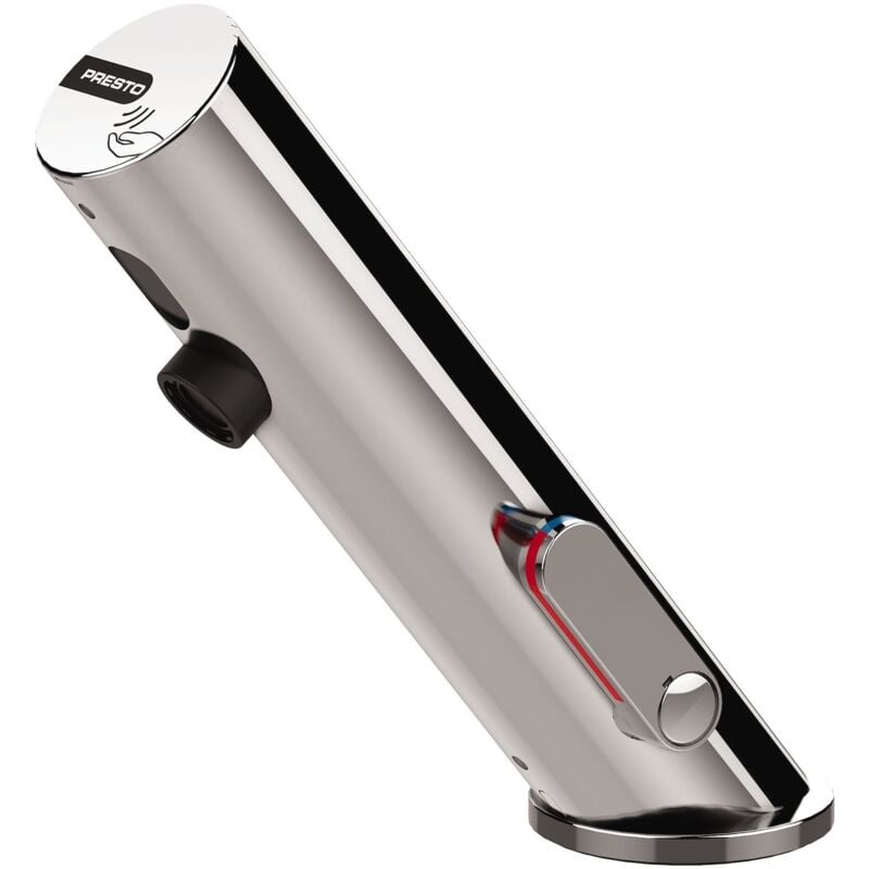 Presto - linea Robinet mitigeur sur plage 3l/min Piles 6V déclenchement sans contact