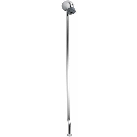 Presto – Pomme de douche fixe à picots anticalcaire – Tube et collier inclus – Hauteur 876 mm – Design sans contact pour salle de bain