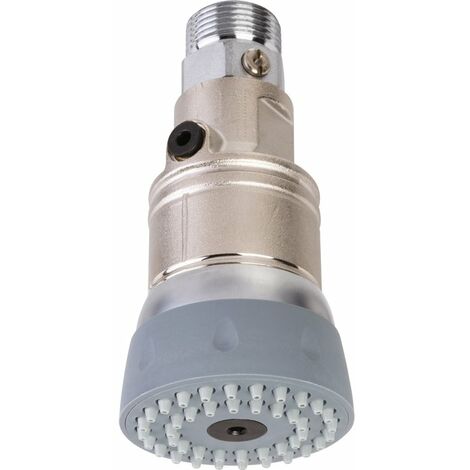 Presto – Pomme de douche ronde fixe 10L/min – Débit optimal pour douche agréable – Poids léger 0.55kg – Garantie 1 an - DL300S
