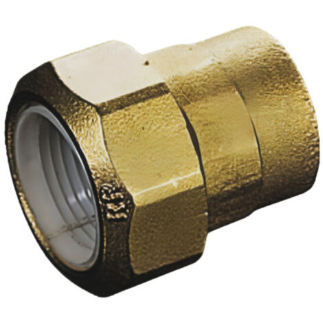 Presto – Raccord laiton femelle 12x17 – Manchon de réparation pour tubes acier – Résistance thermique jusqu'à 120°C – Pression max 16 bar