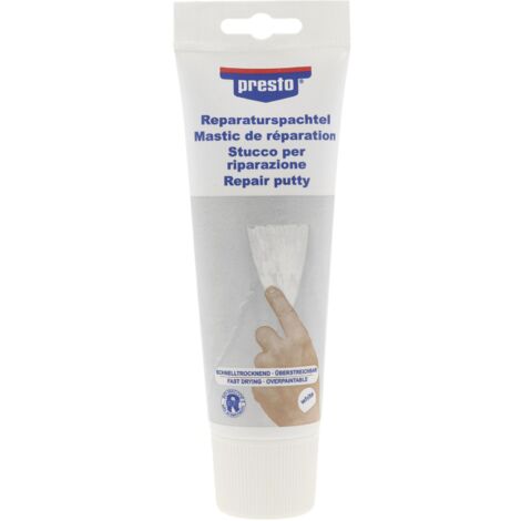 Presto Reparaturspachtelmasse - Spachtelmasse für Risse und Löcher in Wände, 225ml