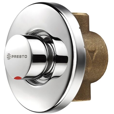 Presto – Robinet automatique infrarouge – Détection sans contact – Finition métal – Pour environnements hygiéniques – 55050