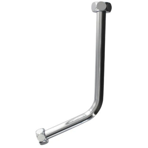 Presto – Tube équipé 15x21 pour urinoirs modèle Coquille Jacob Delafon – Finition chromée – Écrou emprisonné 15x21 – Tubulure pour installations sanitaires