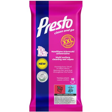 Presto Universal-Haushaltsreinigungstücher XXL 16 Stück.