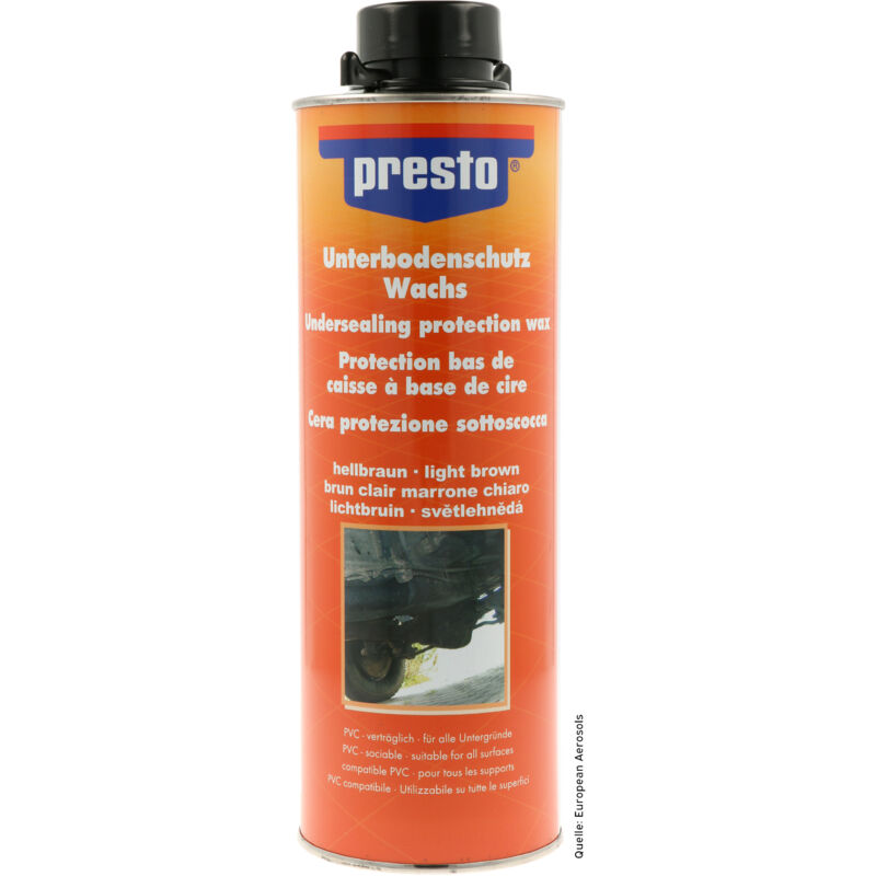 Presto Braun Unterbodenschutz Wachs Hell 1000 Ml 603246