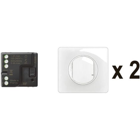 prêt à poser céliane - va et vient avec commandes sans fils - blanc - legrand cb0405