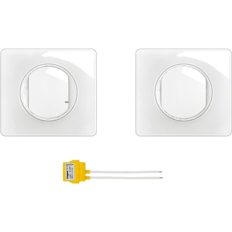 Pret à poser - créer un va et vient - blanc Legrand céliane cb5404