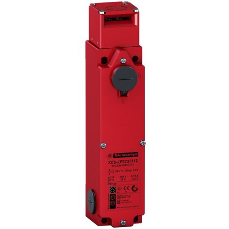 Preventa XCS-LF - inter. de pos. de sécu. métallique à clé Télémécanique - 4O+2F 24V - 3xM20