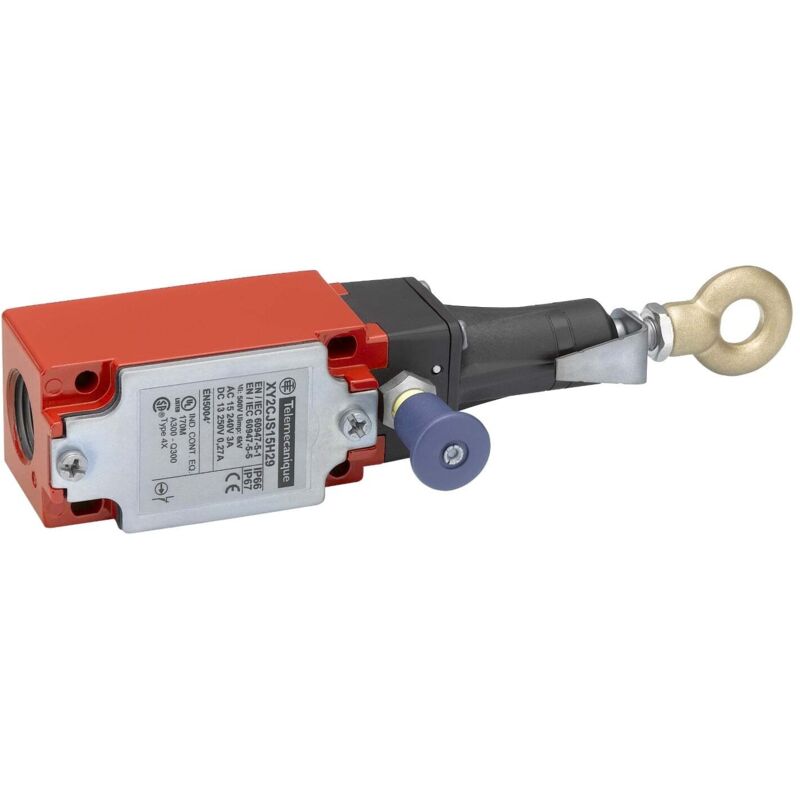 Schneider - Télémécanique - Preventa XY2CJ - arrêt d'urgence à câble - accrochage axial - 1O+1F - Pg13.5